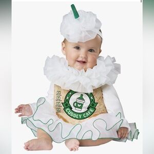 Baby girls cuddly cappuccino costume size 6-12 months